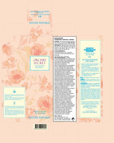 Image Of Carton (Orchid Secret Foundation Carton)